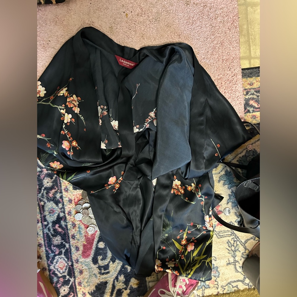 Silk robe